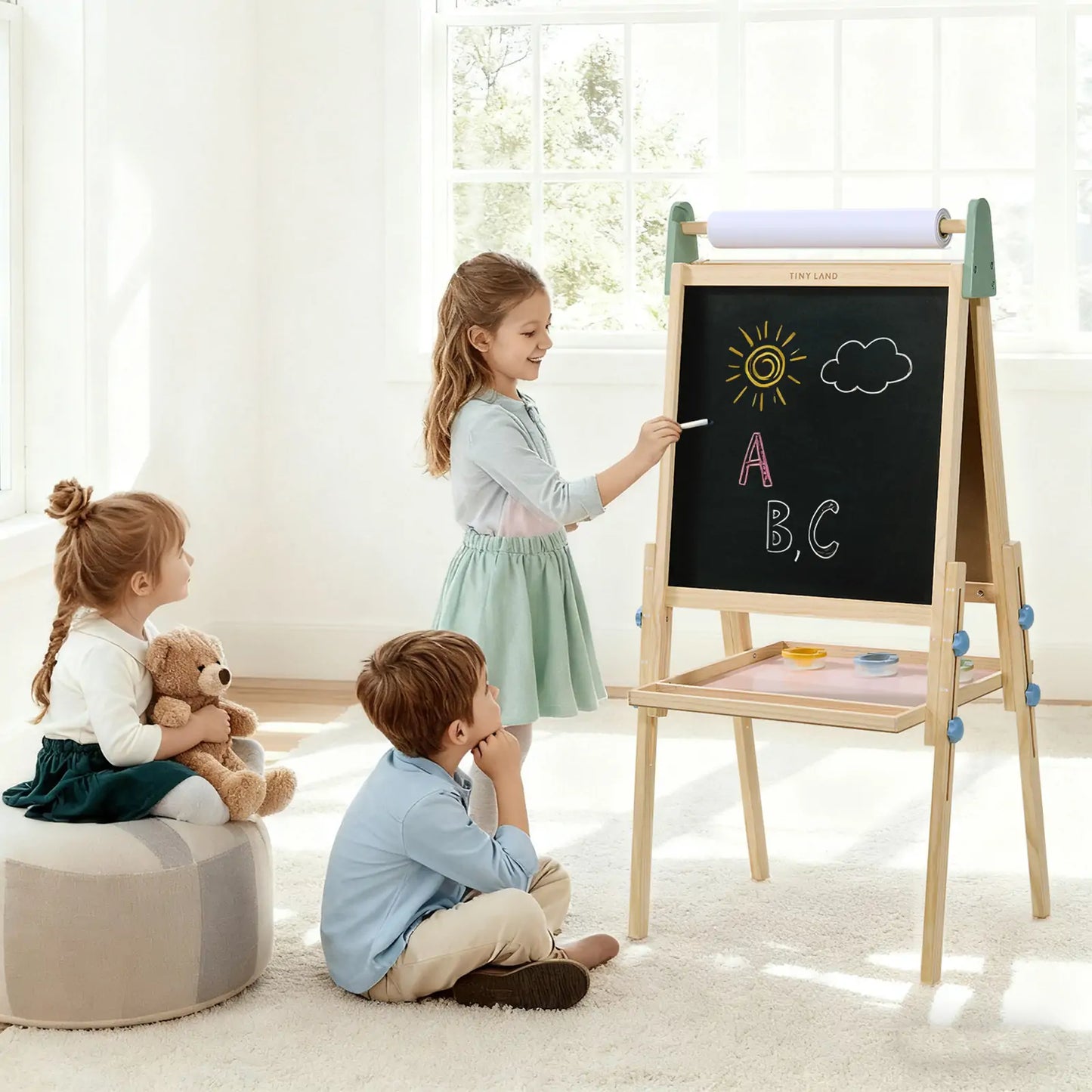 Tiny Land® 3 - in - 1 Art Easel for Kids - Norani Baby