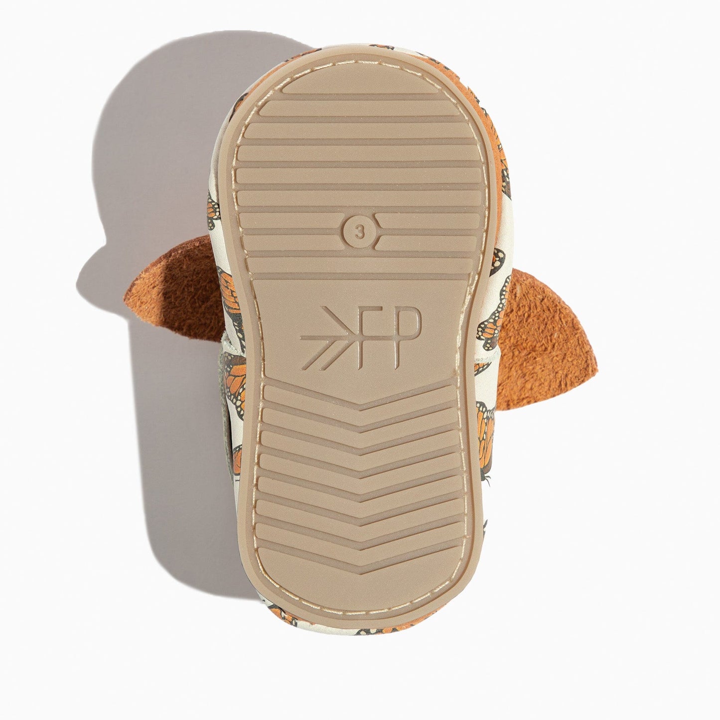 Monarch Butterfly Knotted Bow Baby Shoe - Norani Baby