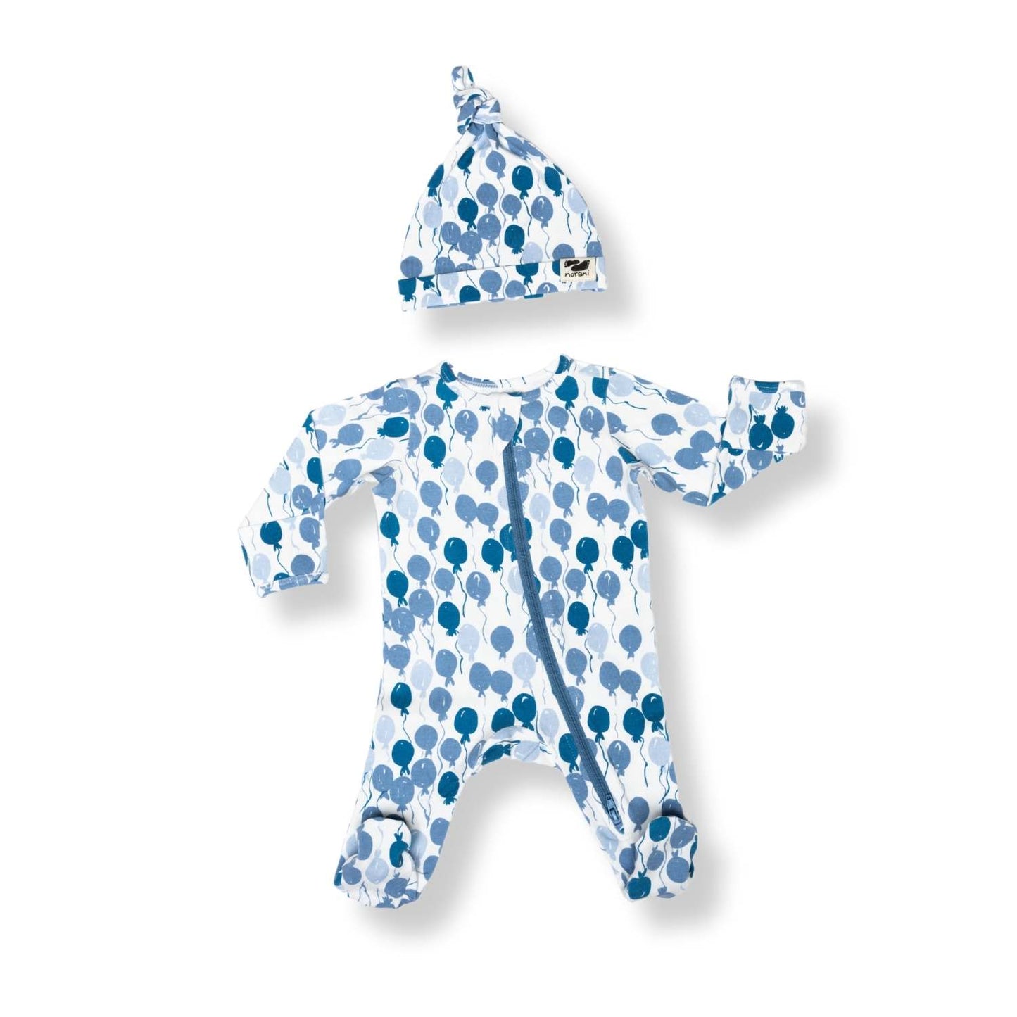 Norani Baby Beanie - Blue Balloons