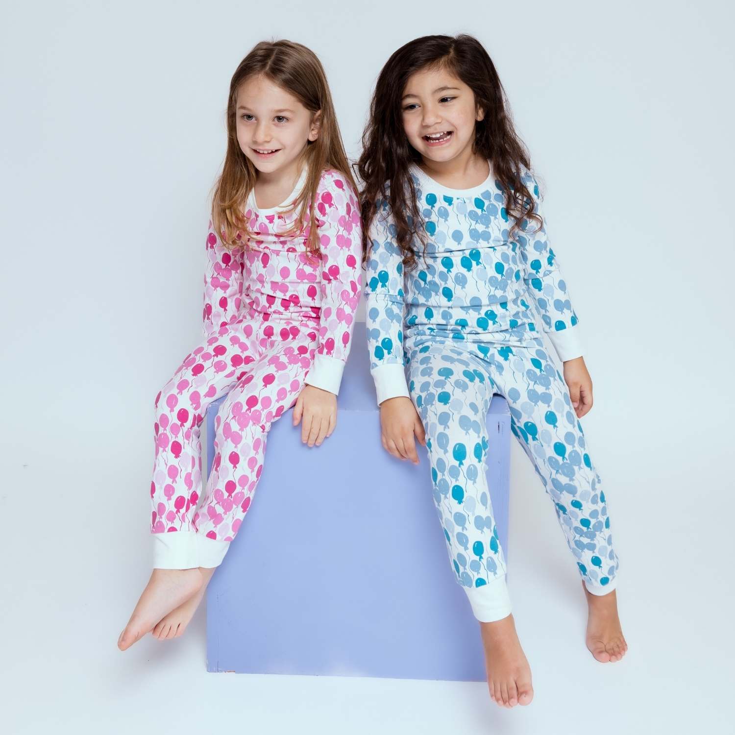Norani Baby Pajamas Pink and Blue Balloons