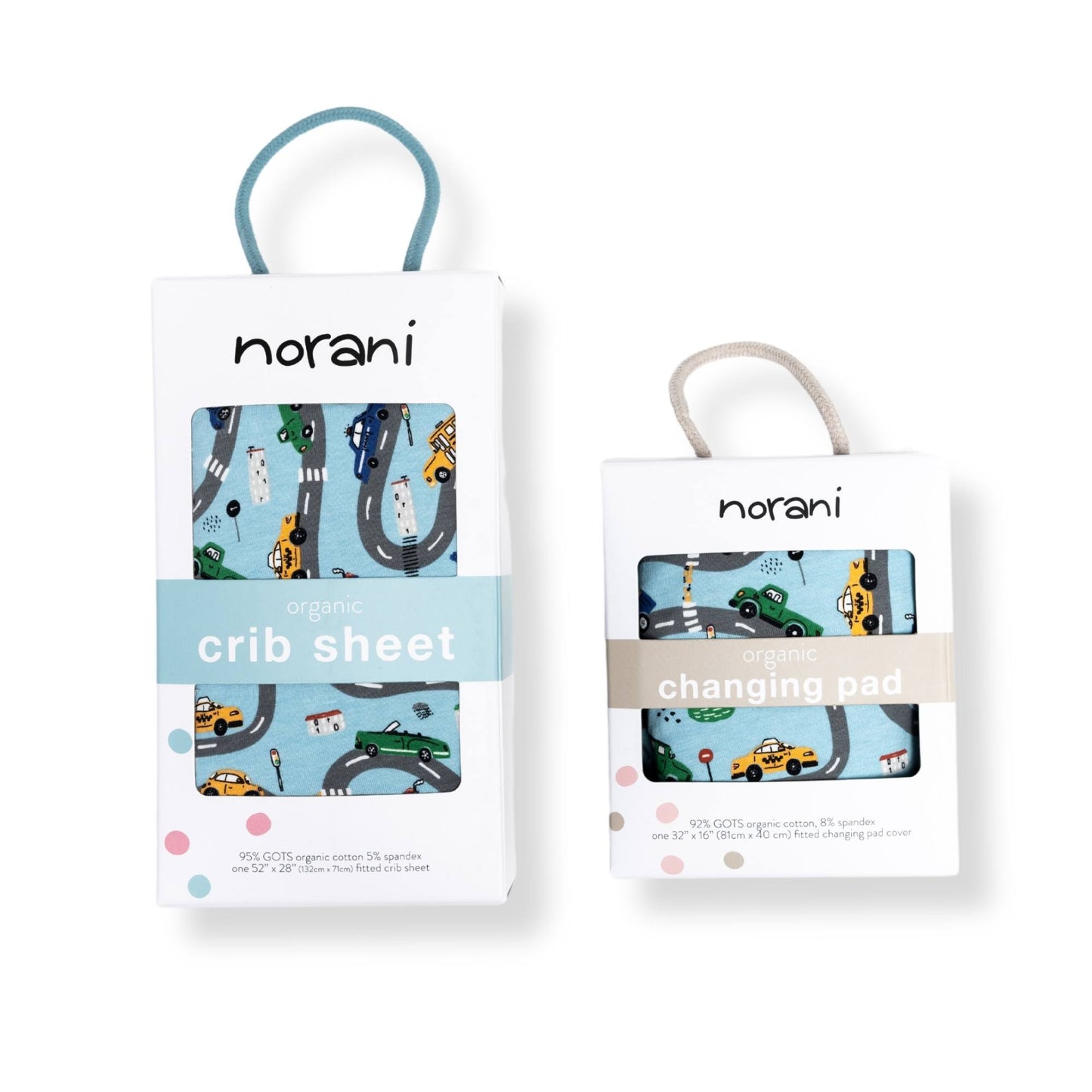 Norani Baby Crib sheet in colorful cars
