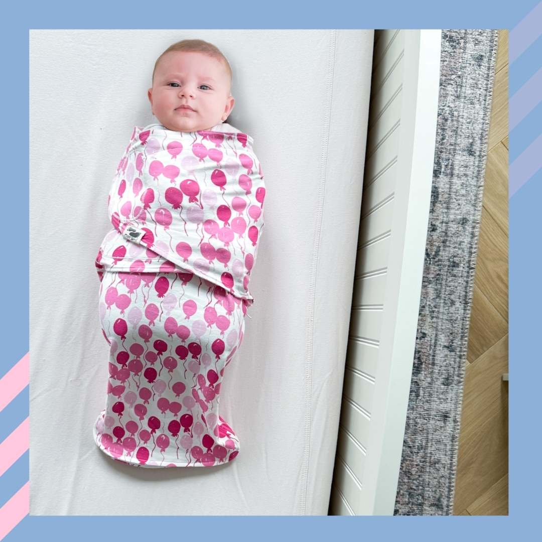 Snugababe Swaddle™ Sleep Pod - Pink Balloons - Norani Baby