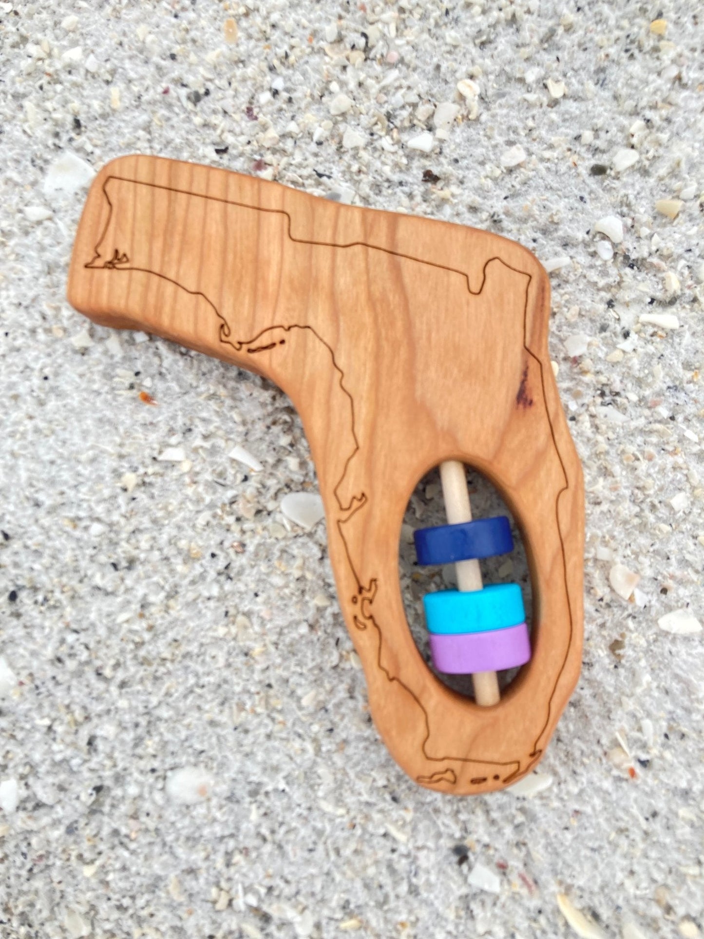 Florida State Wooden Baby Rattle™ - Norani Baby
