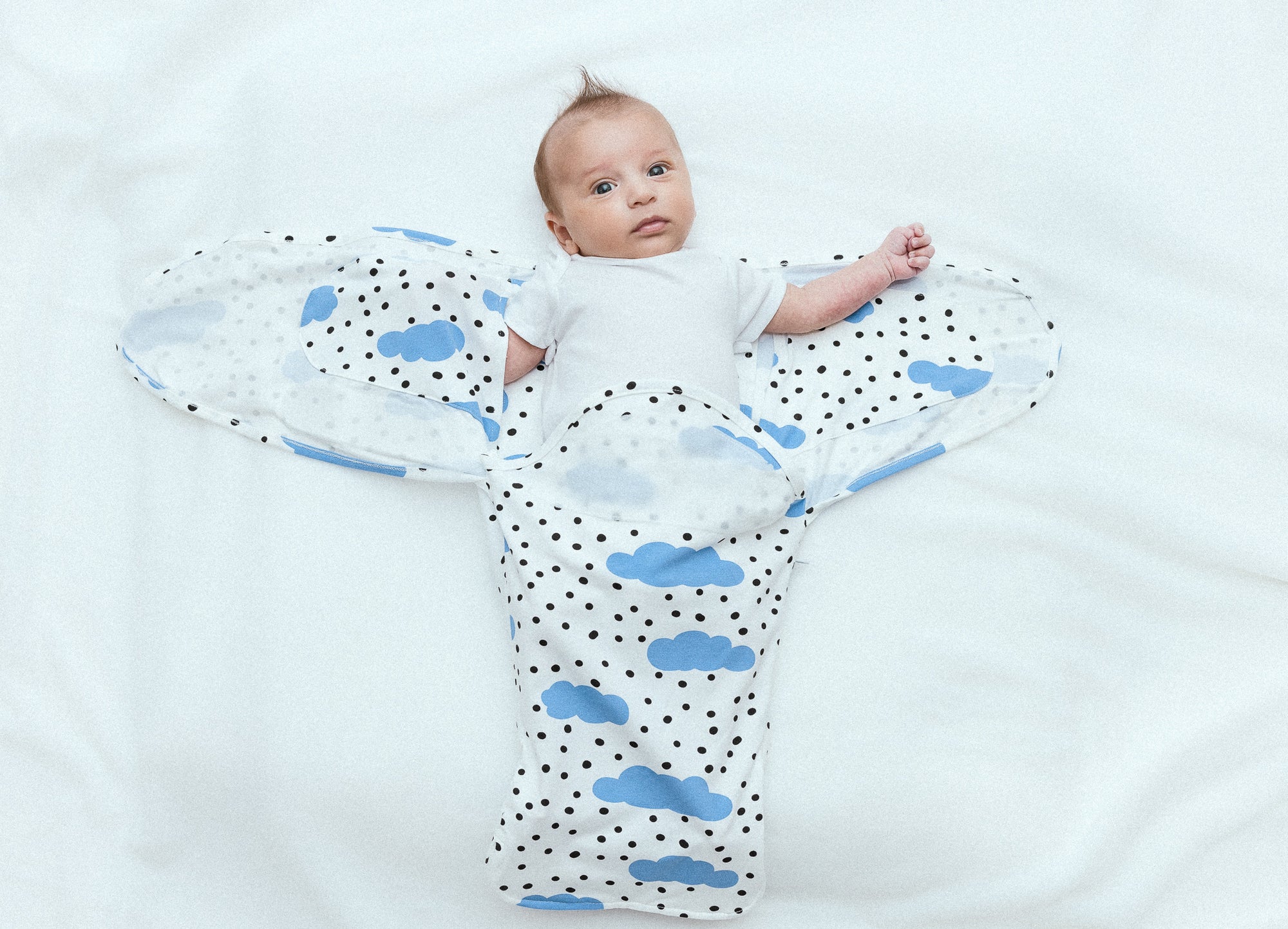 How to Swaddle a Wiggly Baby
