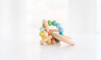 Saturn Ring Wooden Baby Teether - Norani Baby