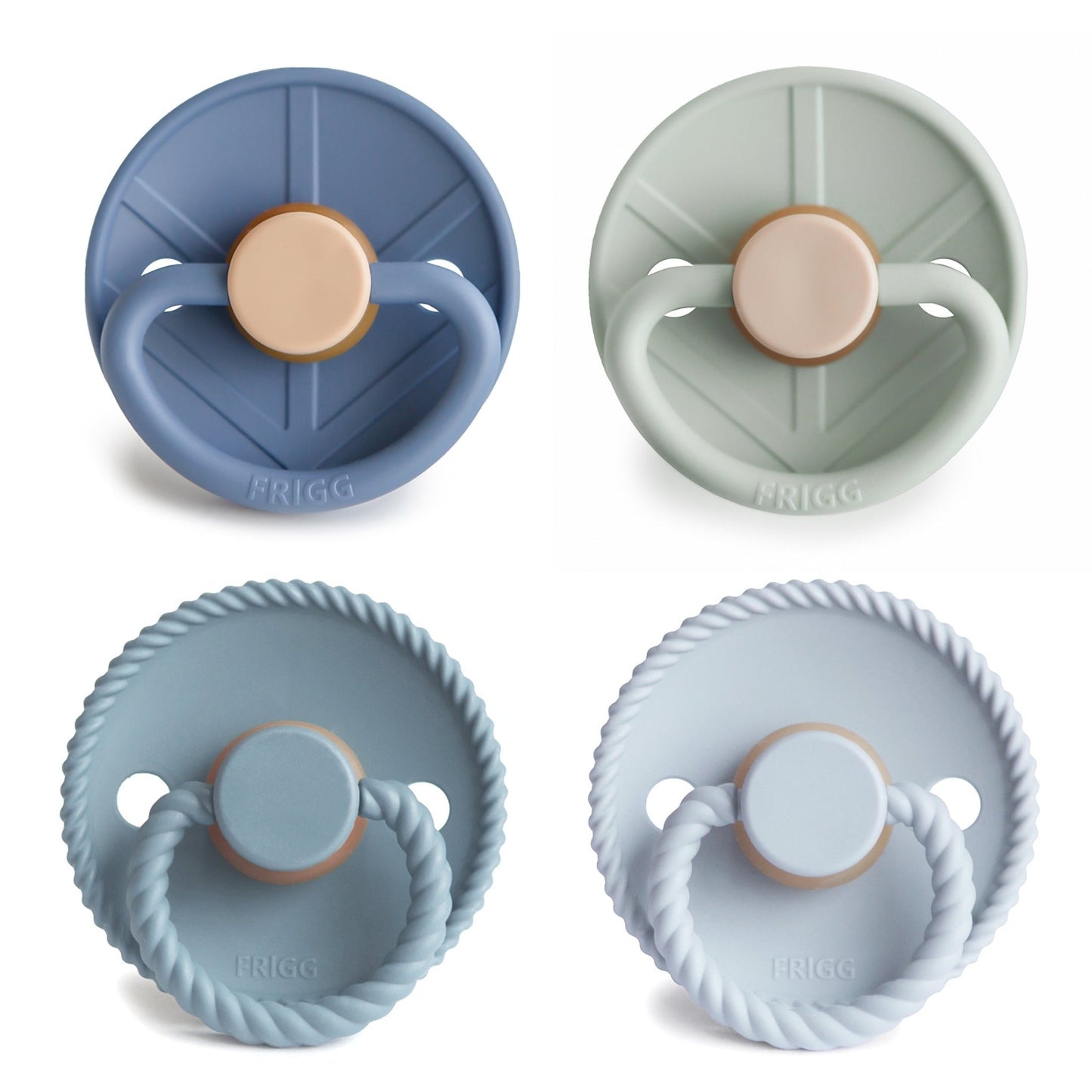 FRIGG Natural Rubber Pacifier 4 - Pack - Norani Baby