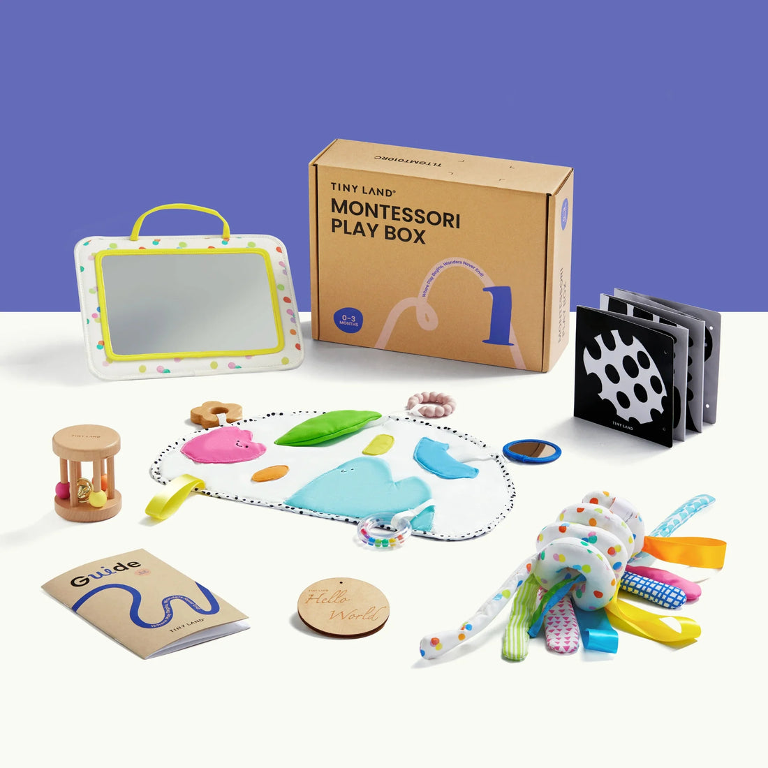Tiny Land® Montessori Toys for Newborns (0–3 Months) - Norani Baby