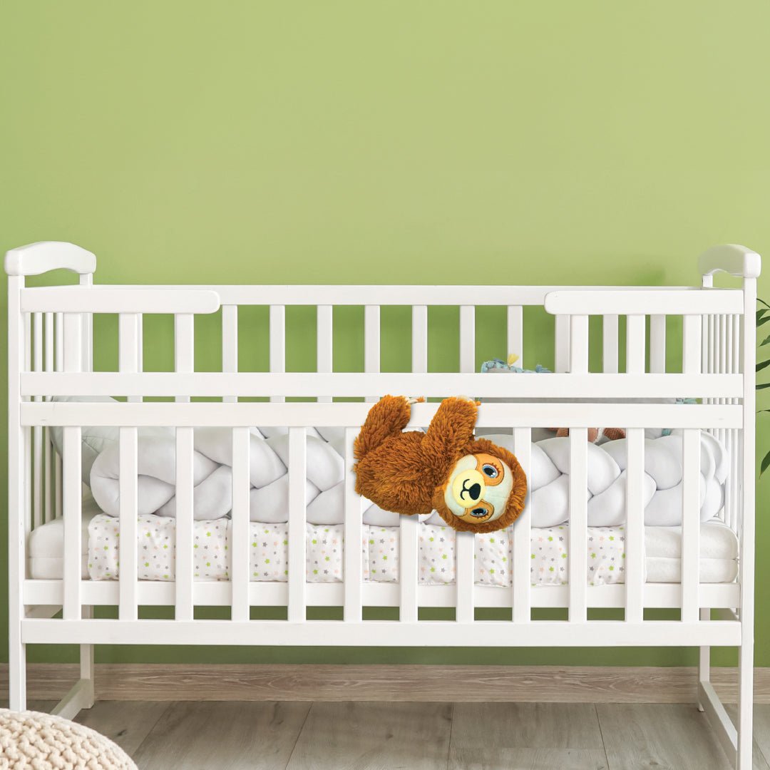 Shusher Sloth + 6 - Pack Shushie™ Pacifiers – Soothing Bundle with Cuddly Cry Detection - Norani Baby