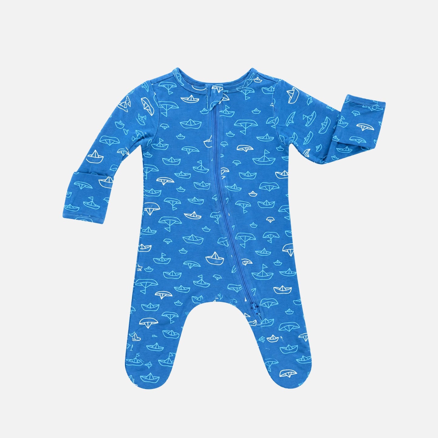 Modal Footie - Nautical - Norani Baby