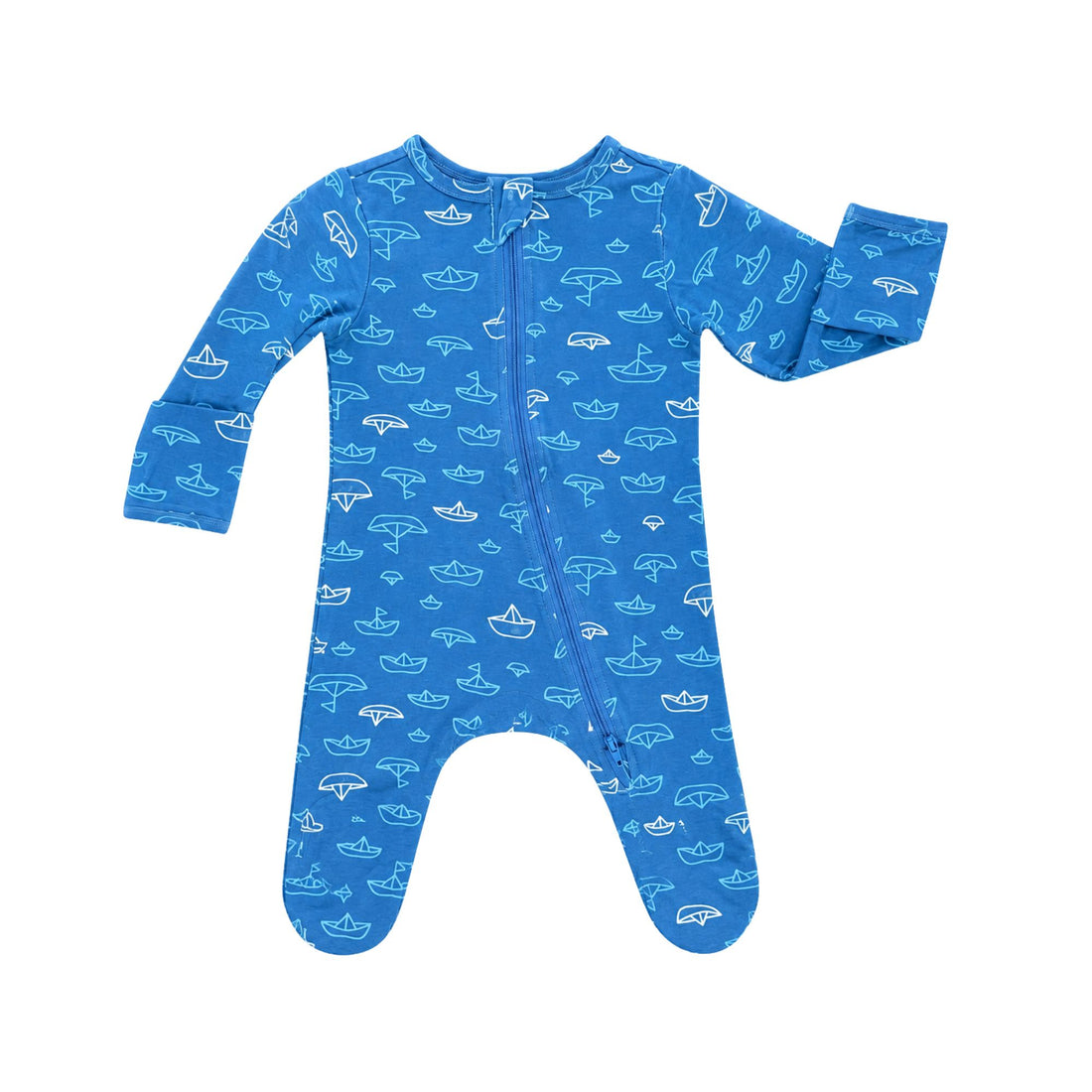 Modal Footie - Nautical - Norani Baby