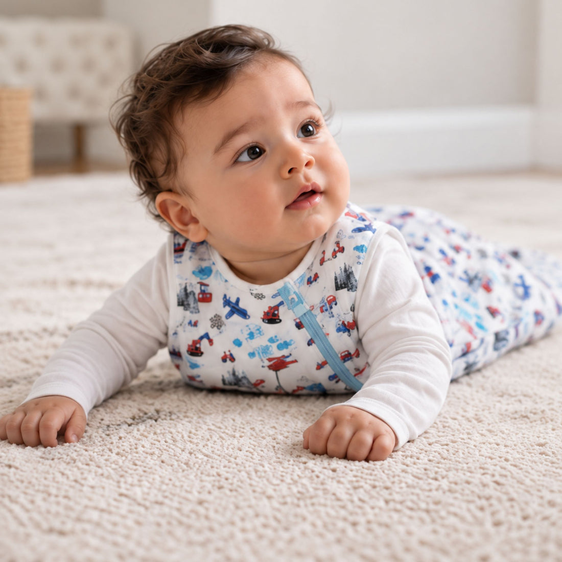One & Done Sleep Sack - Transportation - Norani Baby