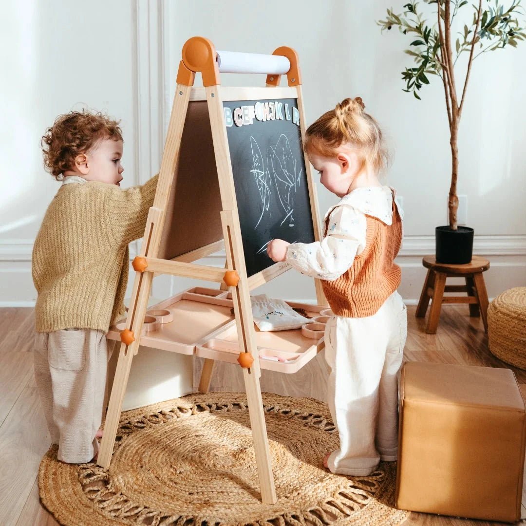 Tiny Land® Caramel Magnitales Easel for Kids - Norani Baby