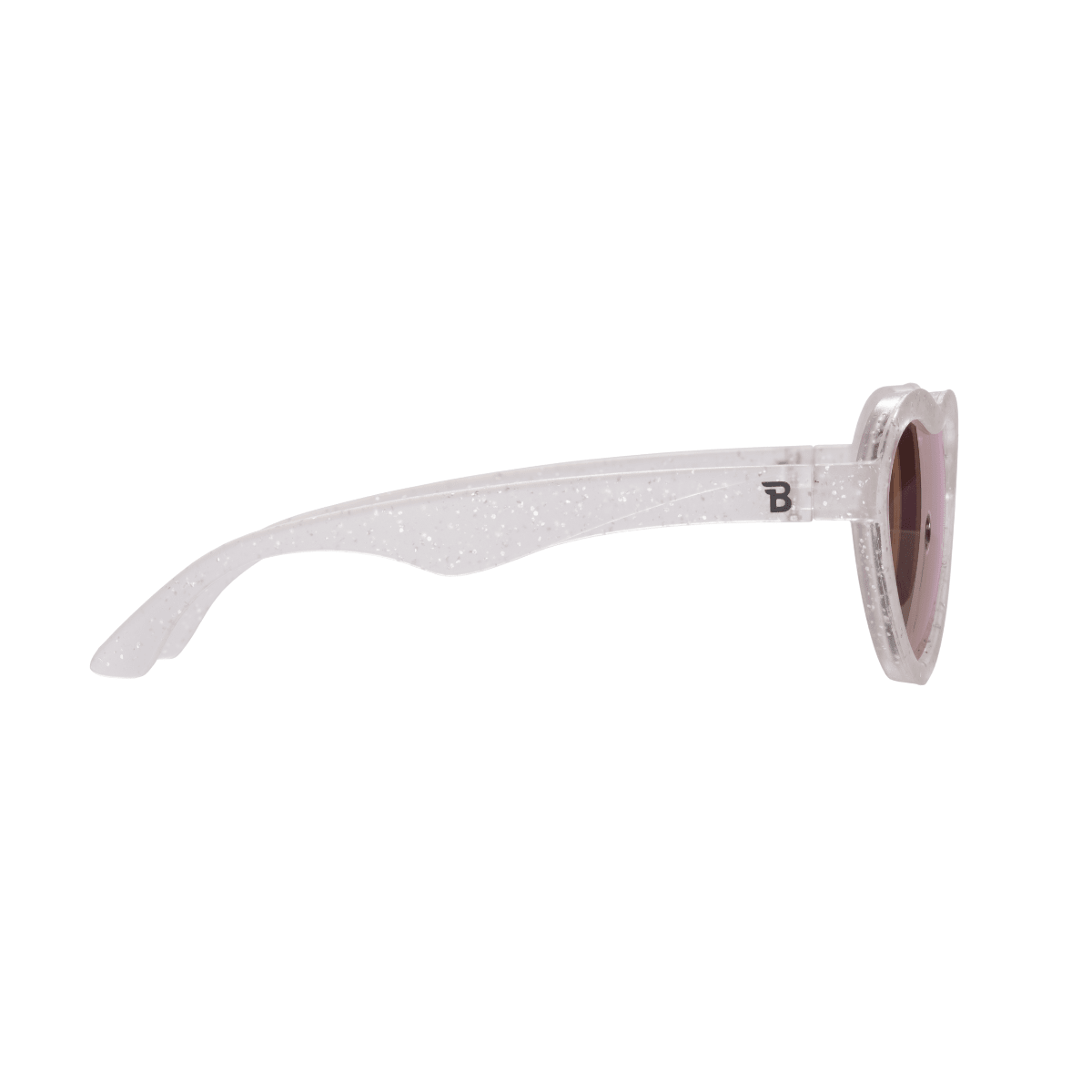 Silver Shimmer Heart | Pink Mirrored Lenses - Norani Baby