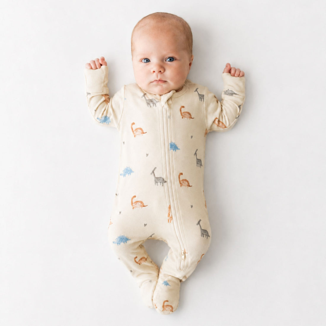Modal Footie - Dinosaurs - Norani Baby