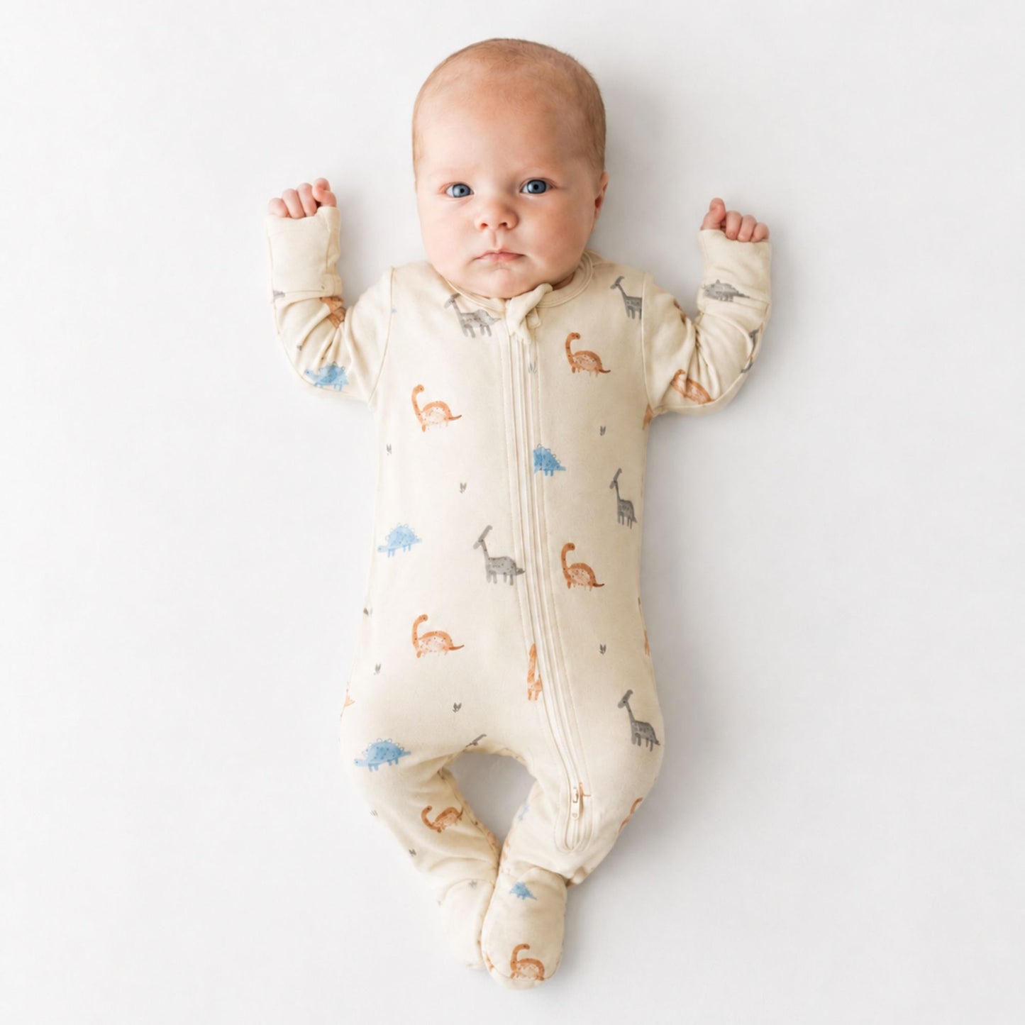 Modal Footie - Dinosaurs - Norani Baby
