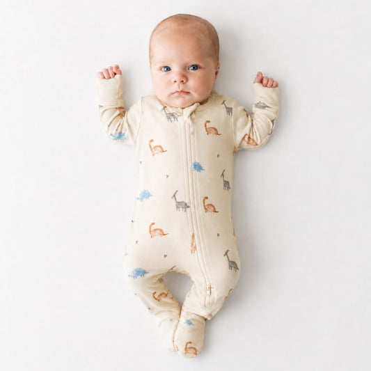 Modal Footie - Dinosaurs - Norani Baby