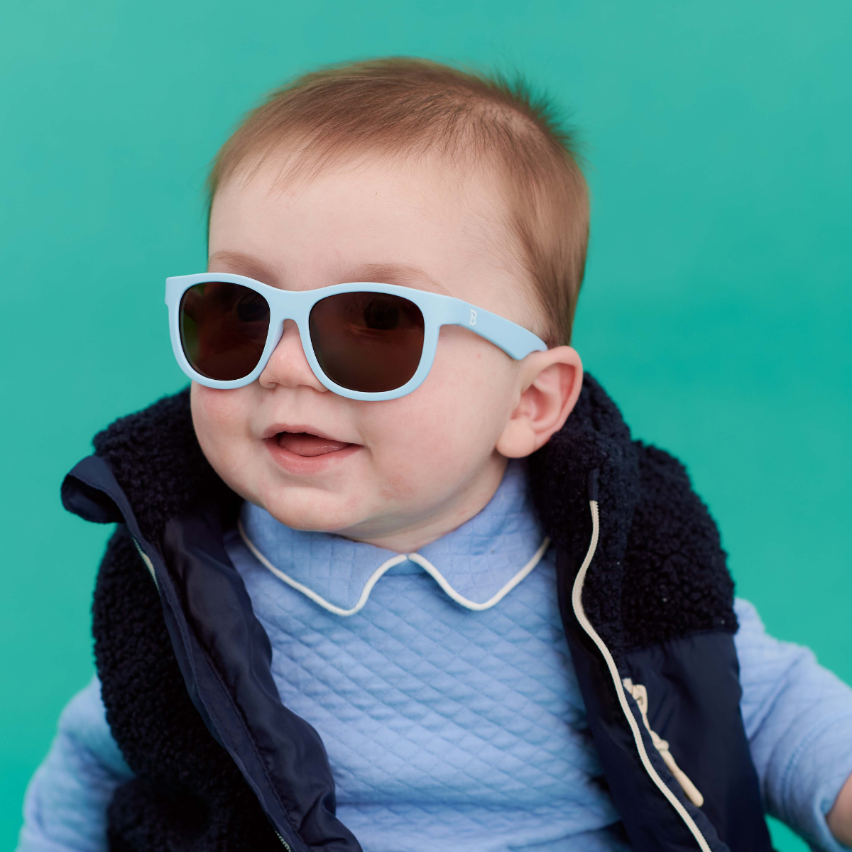 Baby Blue Navigator I Amber Lenses