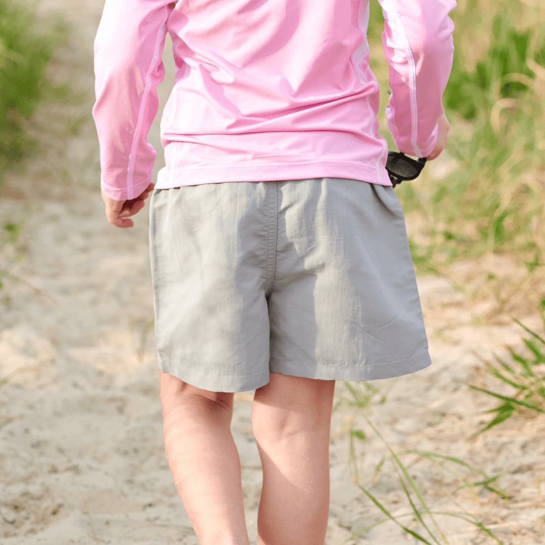 UPF 50+ Performance Short | Castaway Gray - Norani Baby