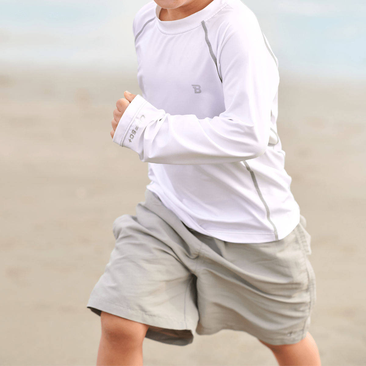 UPF 50+ Performance Short | Castaway Gray - Norani Baby