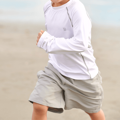 UPF 50+ Performance Short | Castaway Gray - Norani Baby