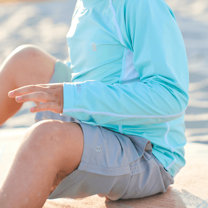 UPF 50+ Performance Short | Castaway Gray - Norani Baby