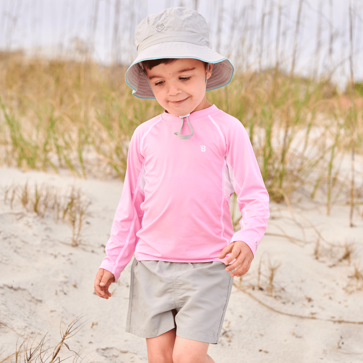 UPF 50+ Performance Short | Castaway Gray - Norani Baby
