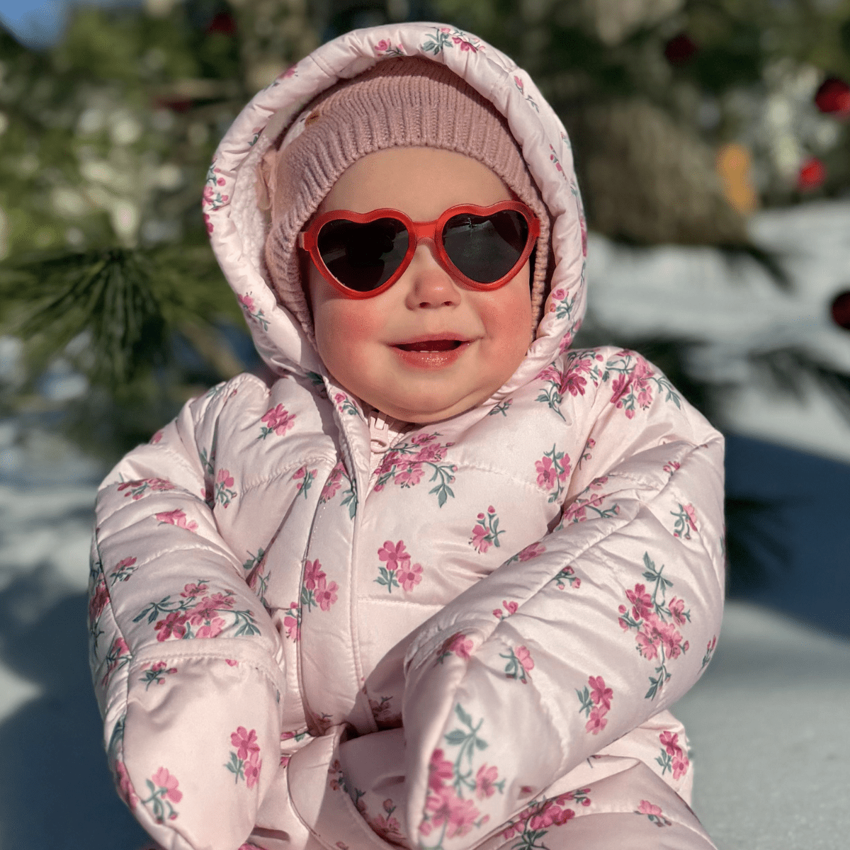 Blushing Rose Heart | Smoke Lenses - Norani Baby