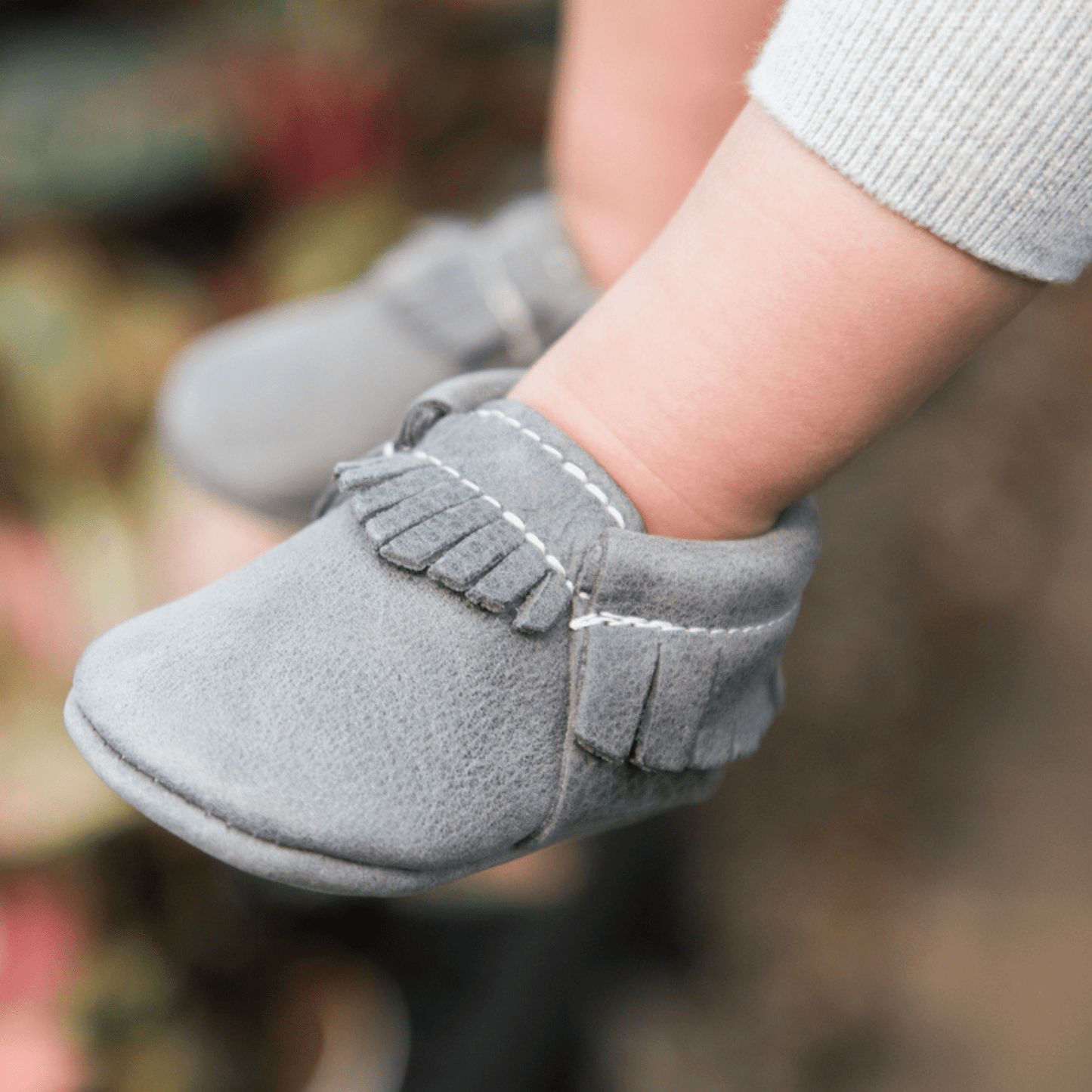 Blue Spruce Moccasin Baby Shoe - Norani Baby