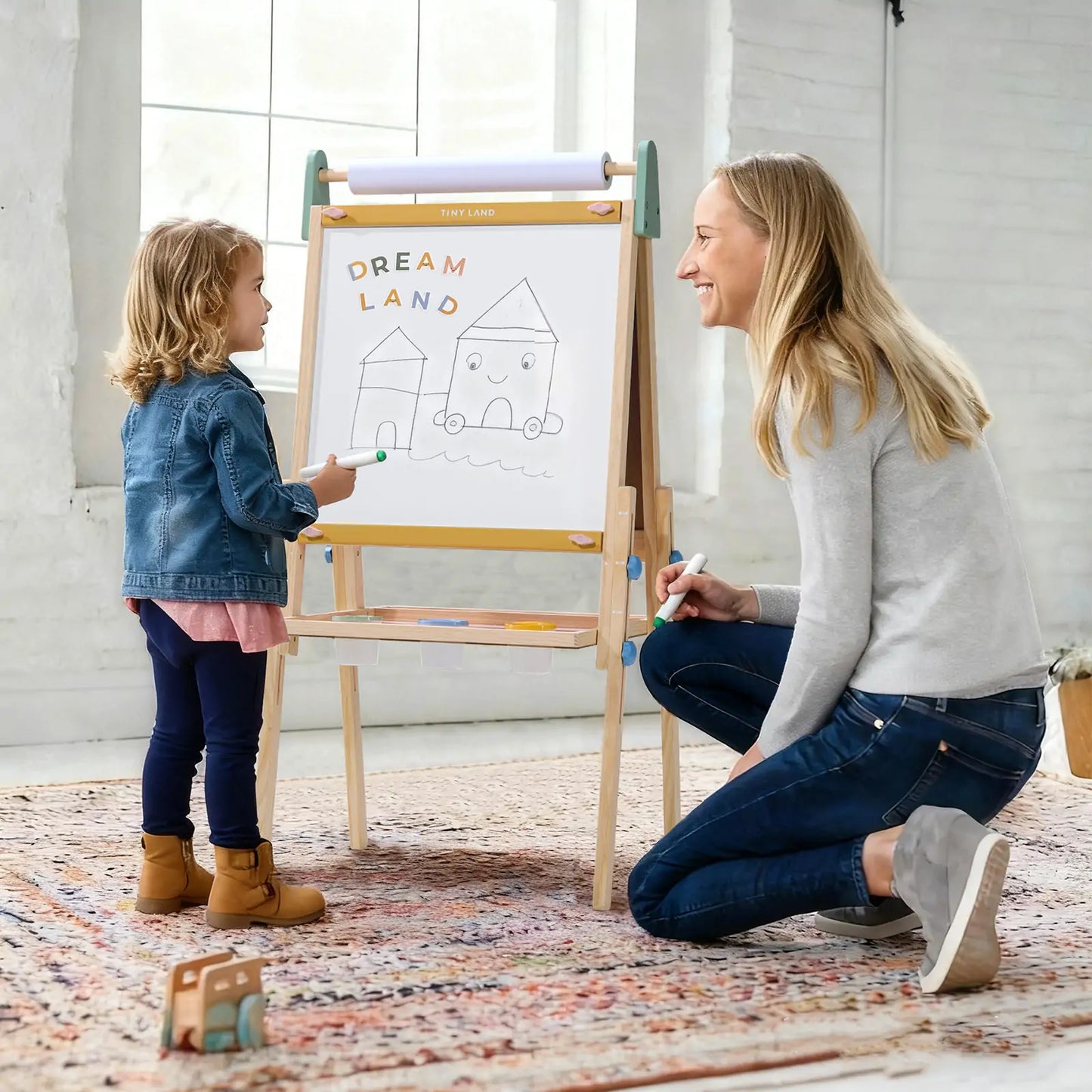 Tiny Land® 3 - in - 1 Art Easel for Kids - Norani Baby