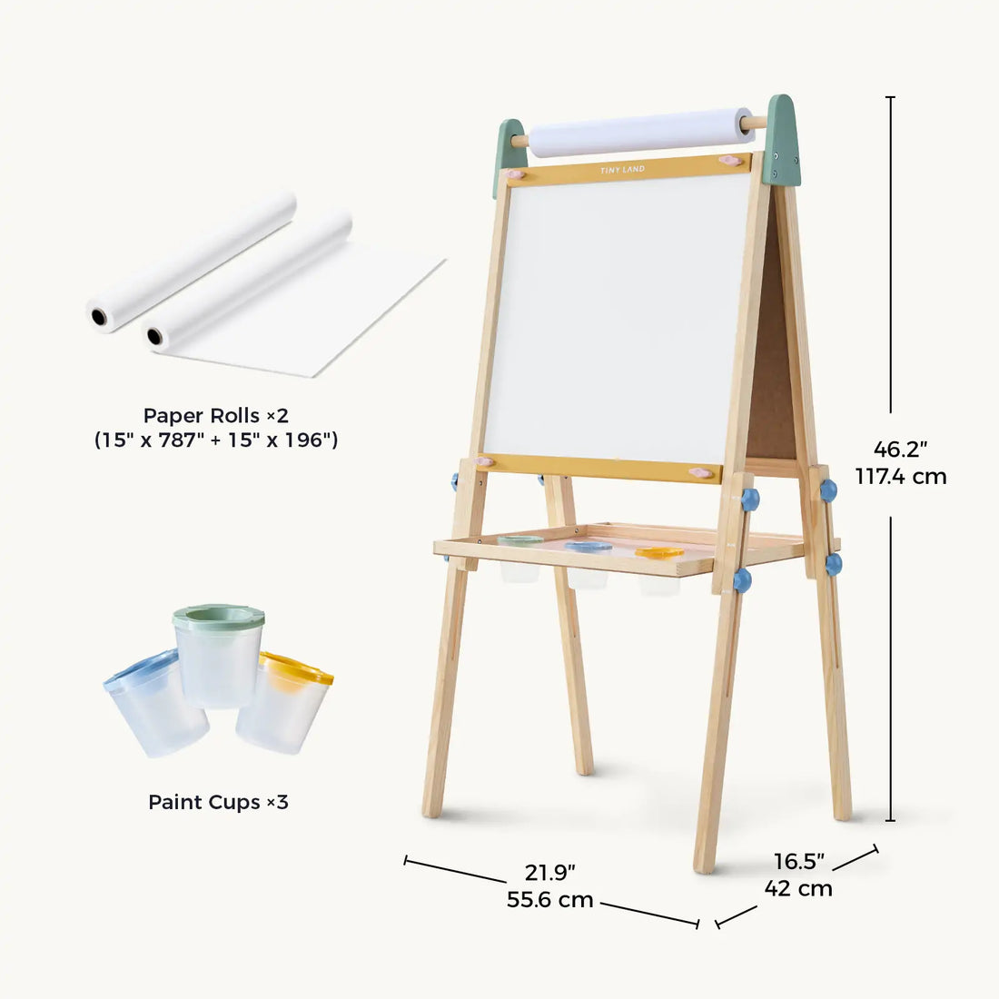 Tiny Land® 3 - in - 1 Art Easel for Kids - Norani Baby