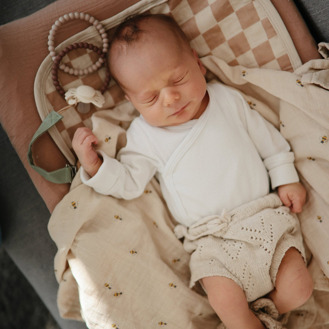 Pearl Teether Bracelet - Norani Baby