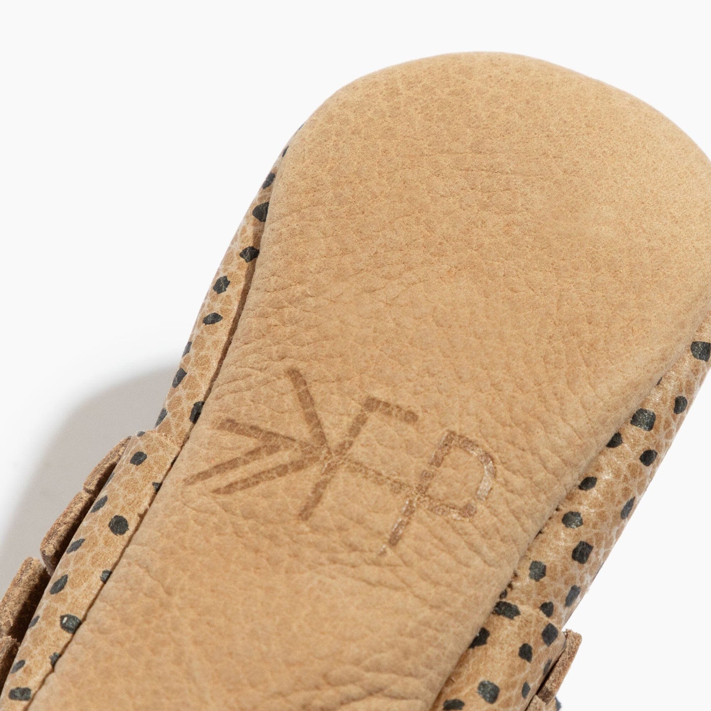 Almond Speckles Moccasin Baby Shoe - Norani Baby