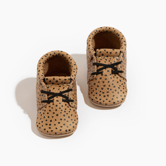 Almond Speckles Oxford Baby Shoe - Norani Baby