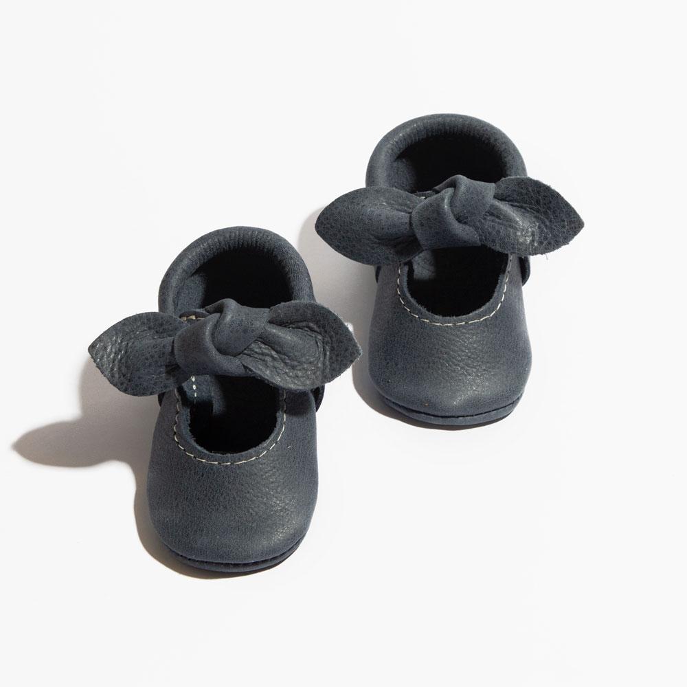 Alta Knotted Bow Baby Shoe - Norani Baby