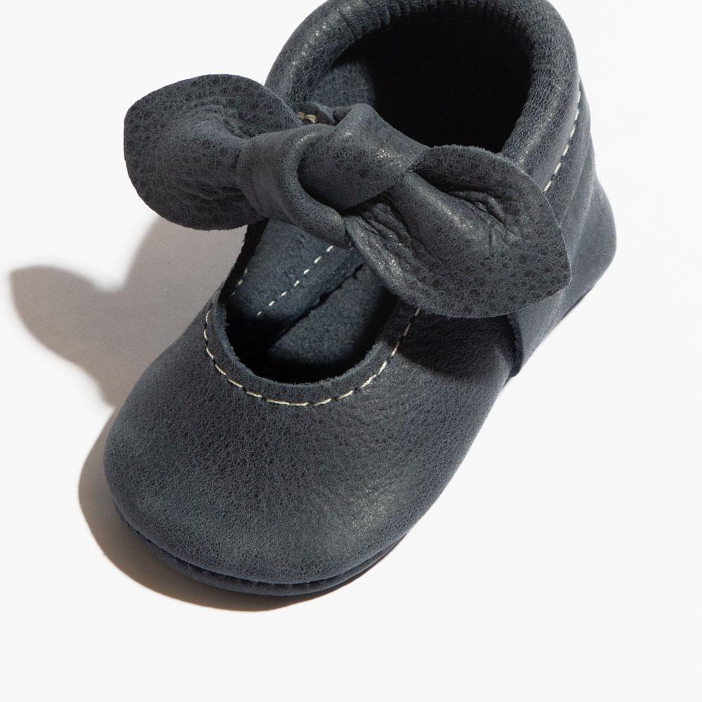 Alta Knotted Bow Baby Shoe - Norani Baby