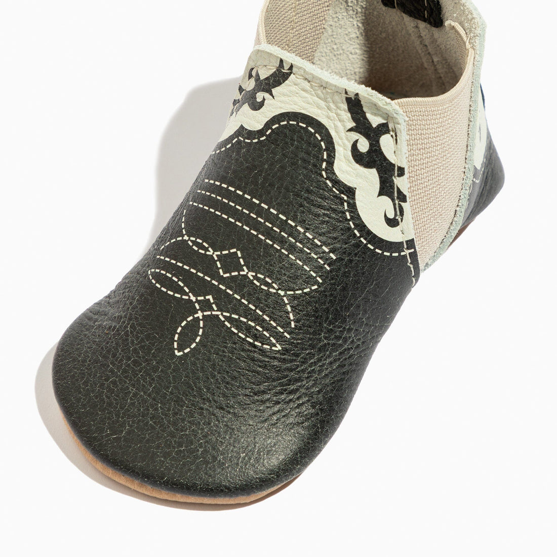 Ebony Cowboy Chelsea Boot Baby Shoe - Norani Baby