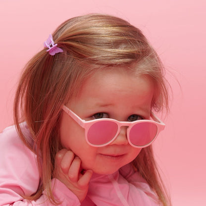 Pretty in Pink Keyhole | Polarized Pink Mirrored Lenses - Norani Baby