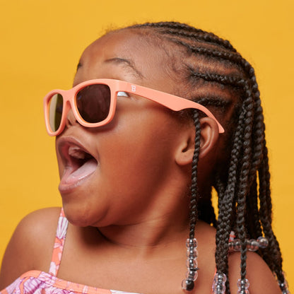 Perfectly Papaya Navigator | Polarized Peach Mirrored Lenses - Norani Baby