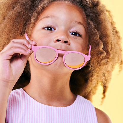 Pretty in Pink Keyhole | Polarized Pink Mirrored Lenses - Norani Baby