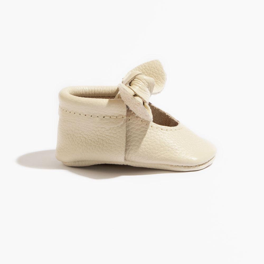 Birch Knotted Bow Baby Shoe - Norani Baby