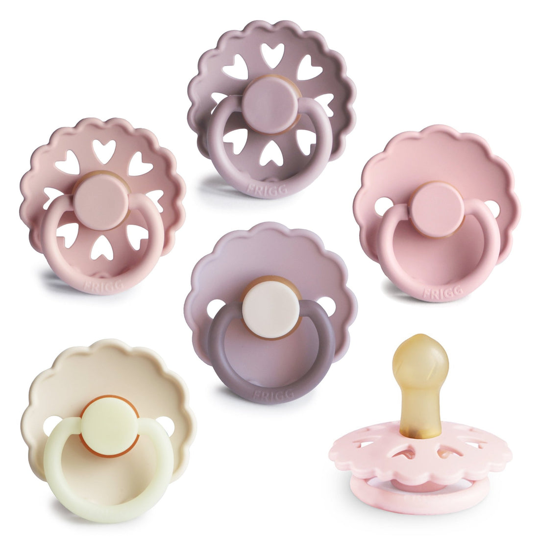 FRIGG Natural Rubber Pacifier 6 - Pack - Norani Baby
