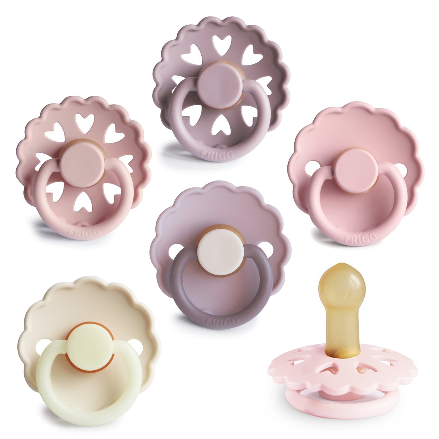 FRIGG Natural Rubber Pacifier 6 - Pack - Norani Baby