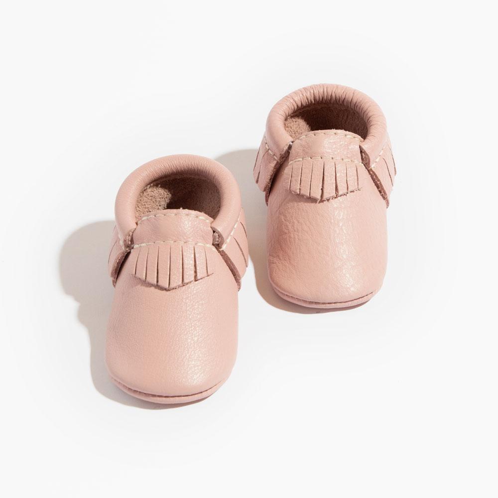 Blush Moccasin Baby Shoe - Norani Baby