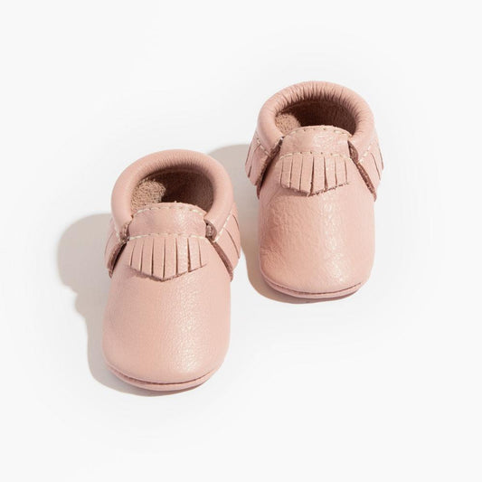 Blush Moccasin Baby Shoe - Norani Baby