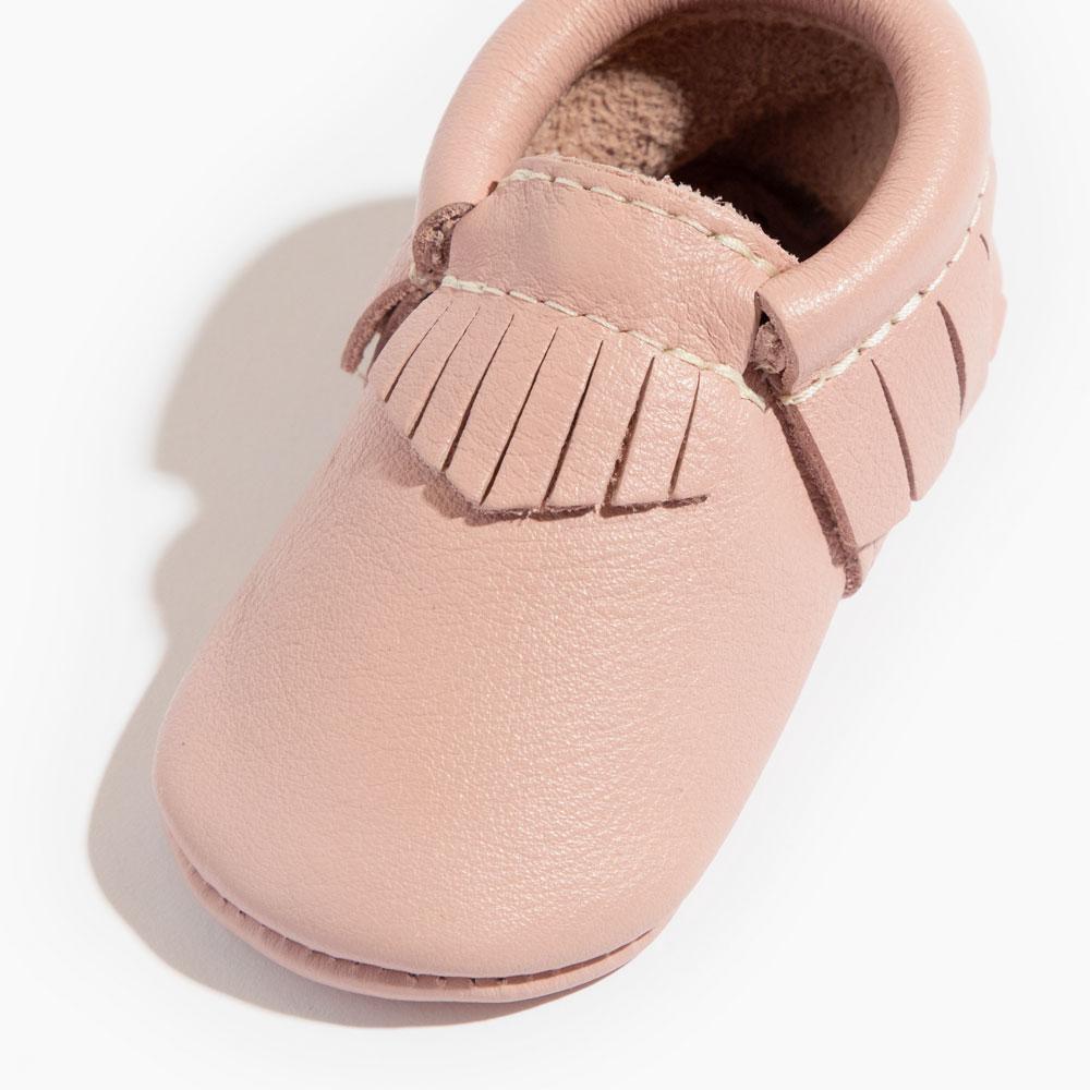 Blush Moccasin Baby Shoe - Norani Baby