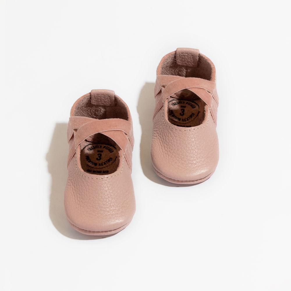 Blush Ballet Slipper Baby Shoe - Norani Baby