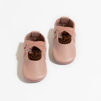 Blush Ballet Slipper Baby Shoe - Norani Baby