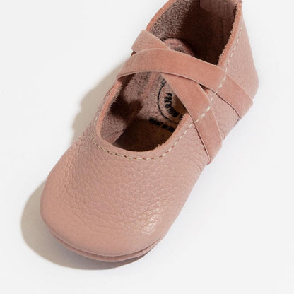 Blush Ballet Slipper Baby Shoe - Norani Baby