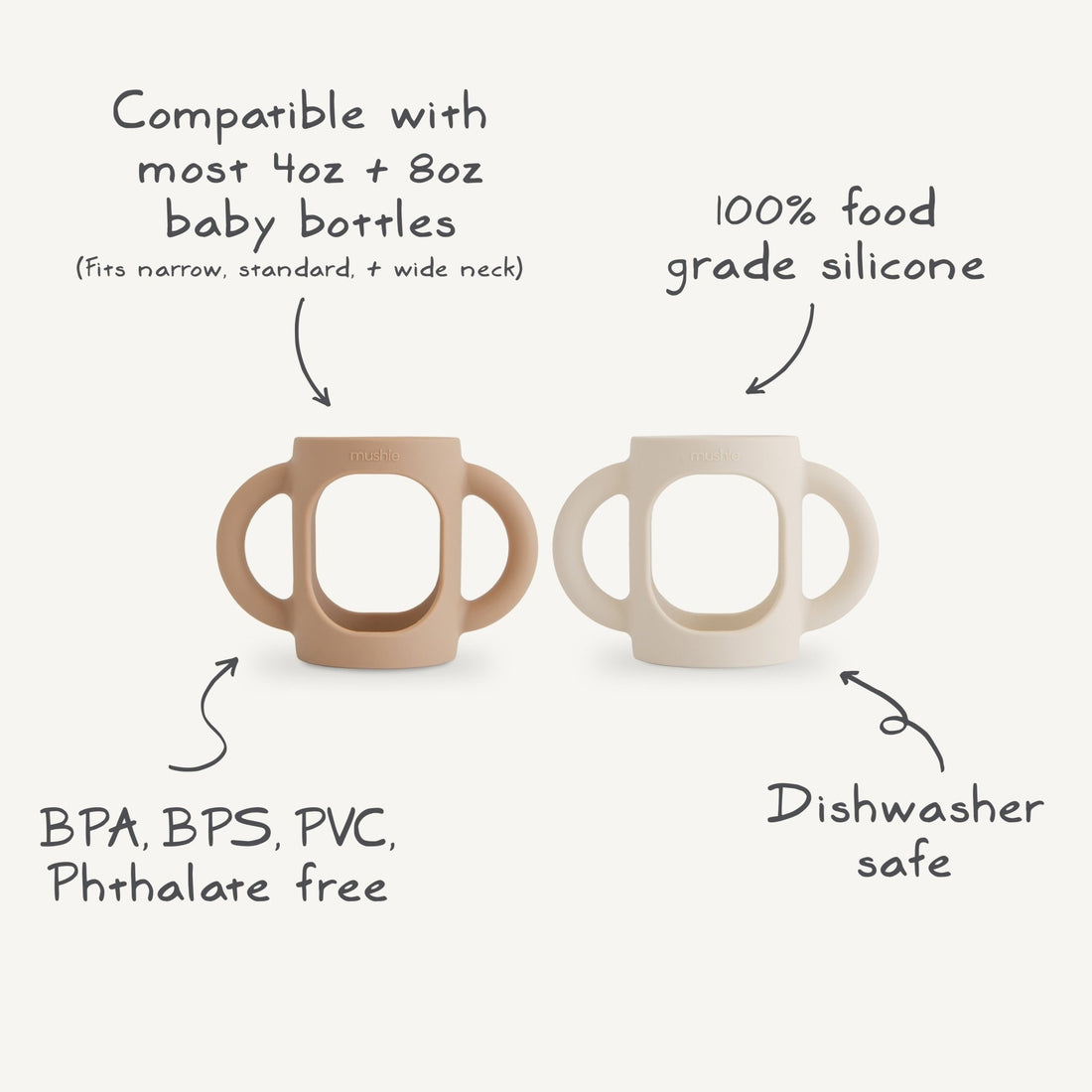 Silicone Bottle Handles - Norani Baby