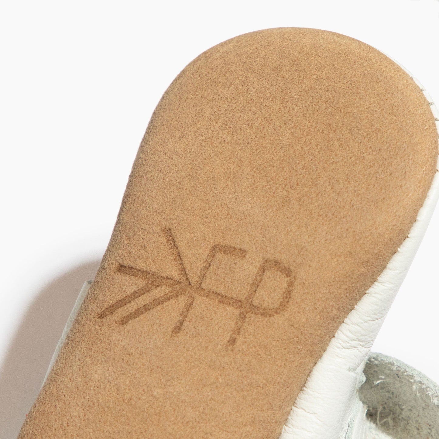 Toasted Bright White Knotted Bow Baby Shoe - Norani Baby